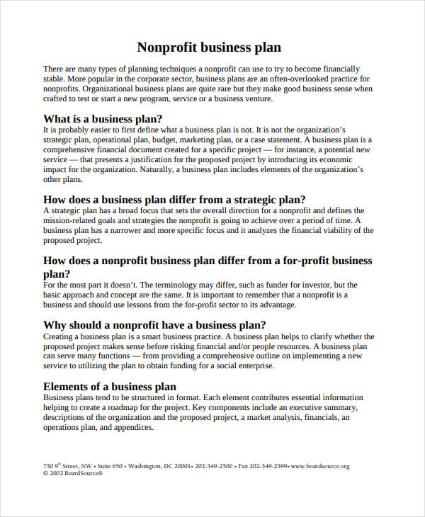 12+ Nonprofit Project Plan Templates PDF, Word