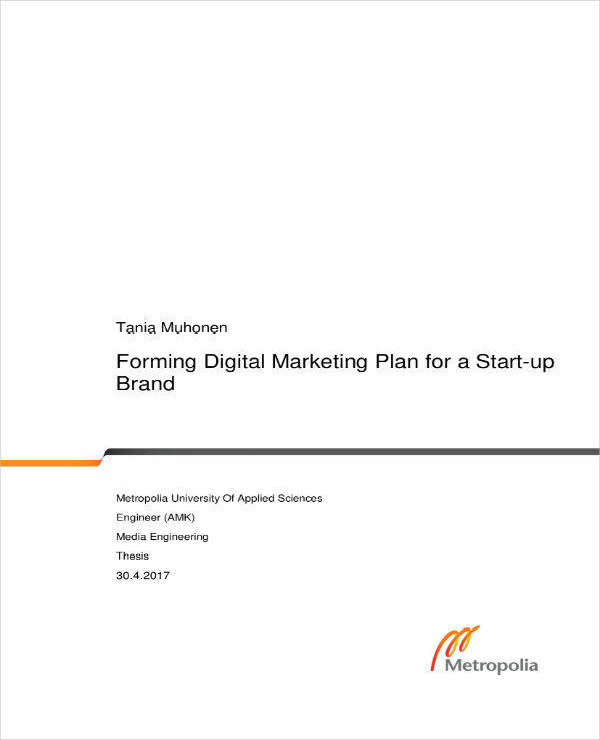 digital marketing business plan doc