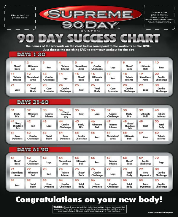 9+ 90-Day Workout Plan Templates - PDF, Word