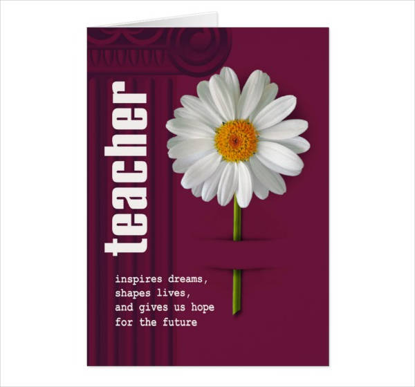12 teacher thank you card designs templates psd ai free