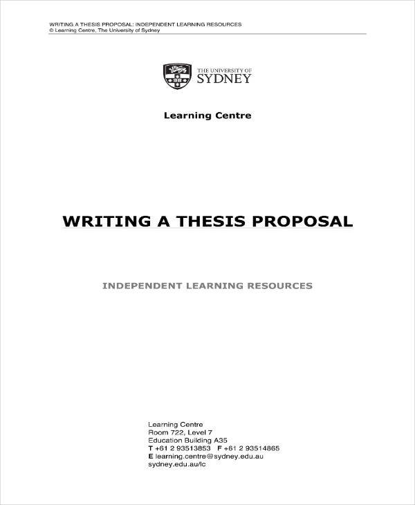 10 Thesis Proposal Outline Templates Pdf Word Free And Premium Templates 4478