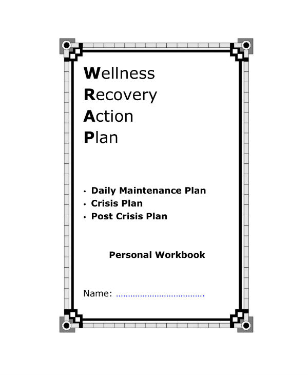 11 Wellness Recovery Action Plan Templates Pdf Word