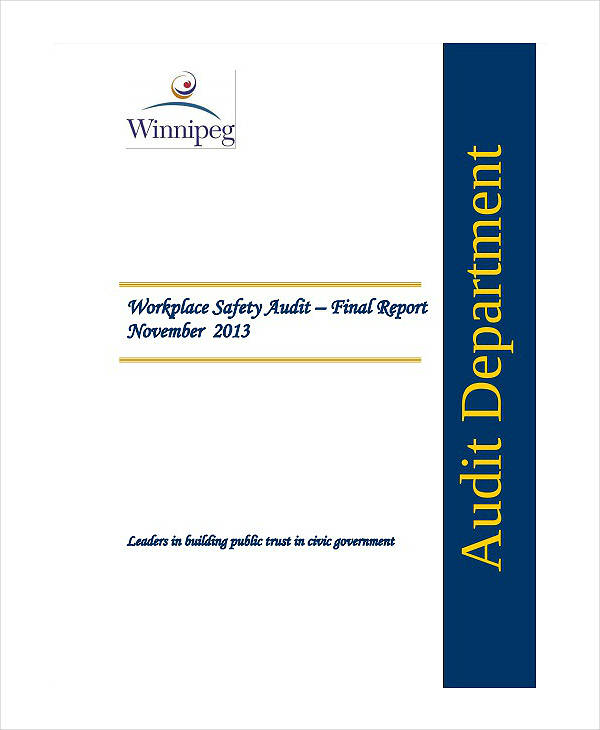 12+ Safety Audit Report Templates PDF