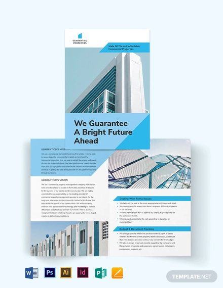 commercial-property-management-bi-fold-brochure-template