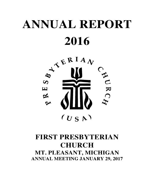presbyterian church annual report 01
