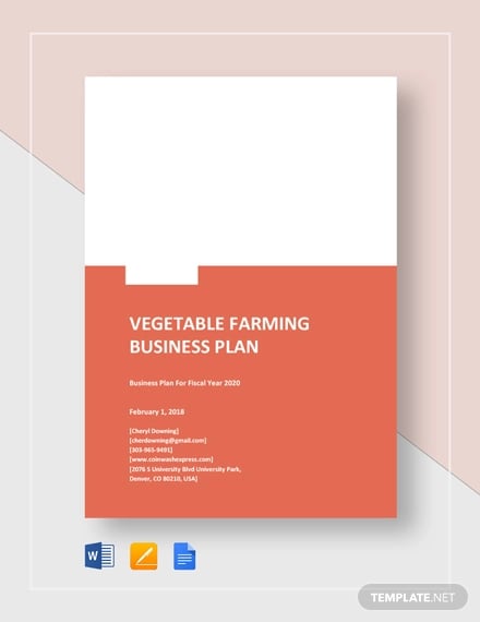 hay farming business plan