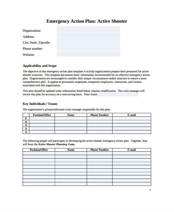 8+ Emergency Care Plan Templates - PDF, DOC