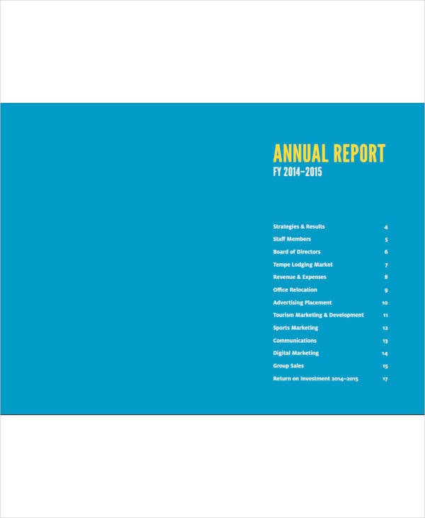 annual marketing and sales strategic plan report
