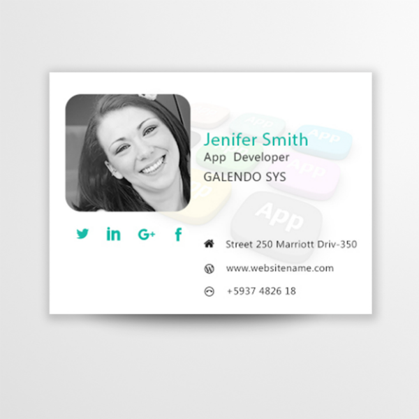 11+ Developer Email Signature Designs & Templates - PSD, AI