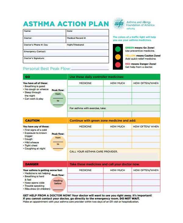 8+ Emergency Care Plan Templates - PDF, DOC