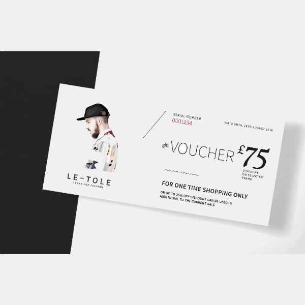 bw fashion gift voucher coupon template