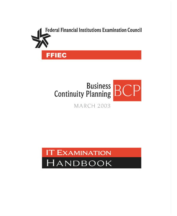business continuity plan booklet sample