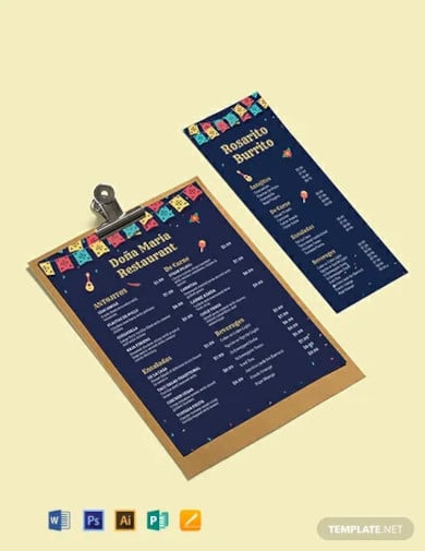 chalkboard-mexican-menu-template