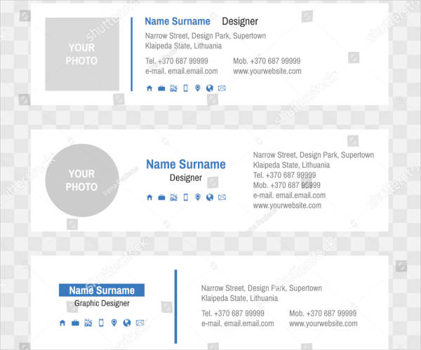 17+ Standard Email Signature Designs & Templates - PSD, AI | Free