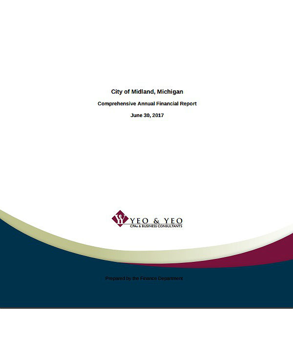 comprehensive city annual financial report template