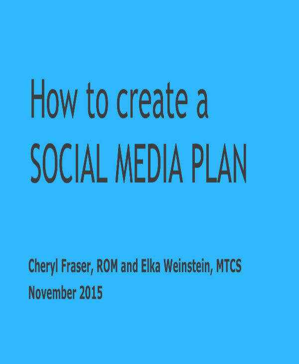 creating a social media plan