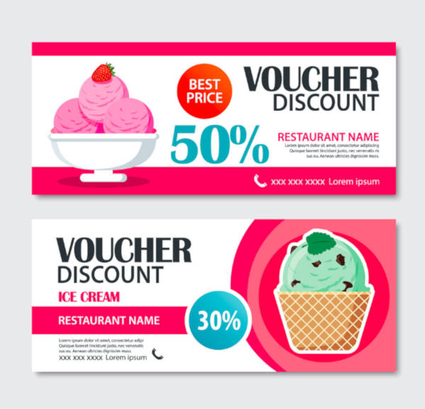 12+ Ice Cream Voucher Designs & Templates PSD, AI