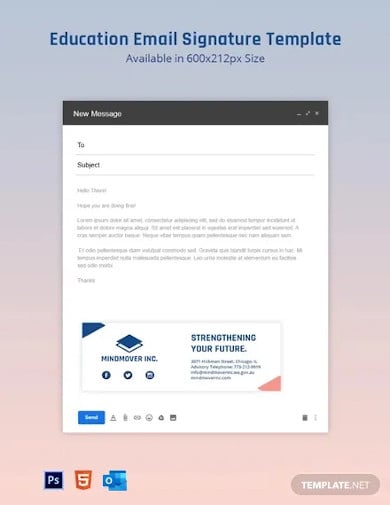 education email signature template1