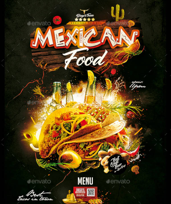 17+ Mexican Restaurant Menu Designs & Templates PSD, AI Free & Premium Templates