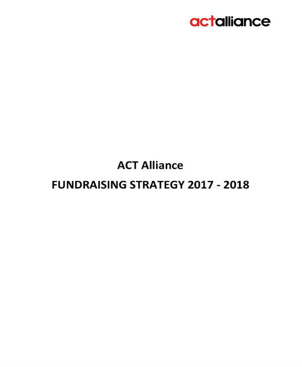 10  Strategic Fundraising Plan Templates PDF