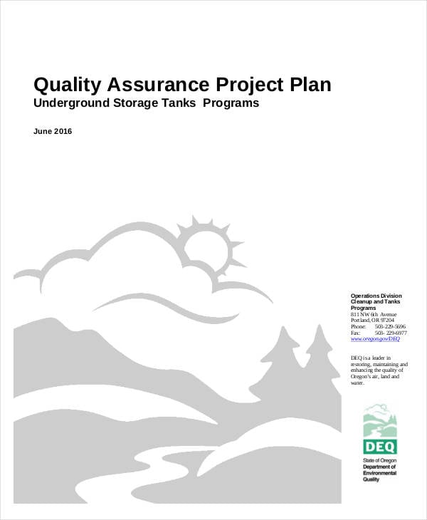 hot quality assurance project plan