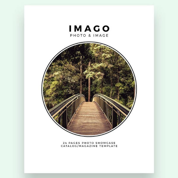 indesign nature magazine cover template