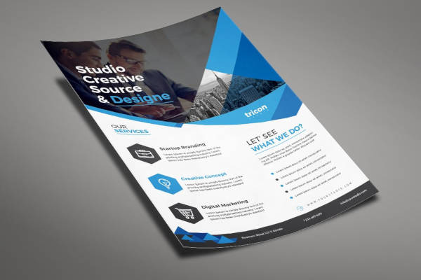 learning business flyer template