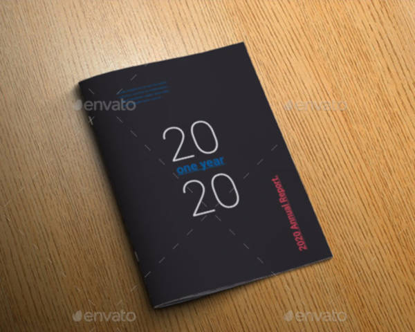 minimalist annual report cover design