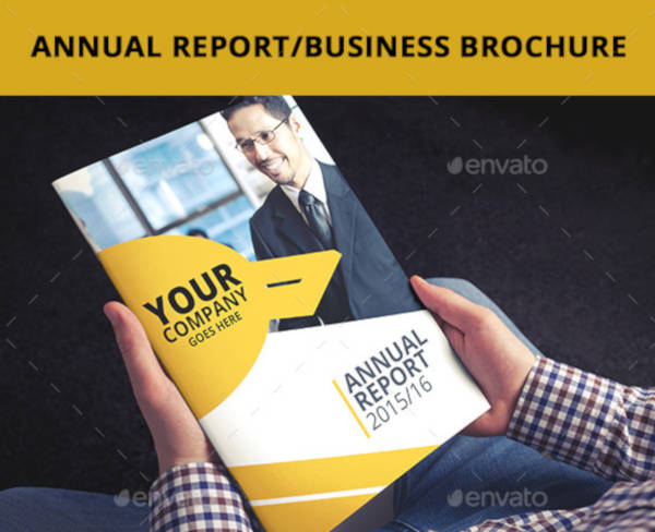 modern annual report cover template