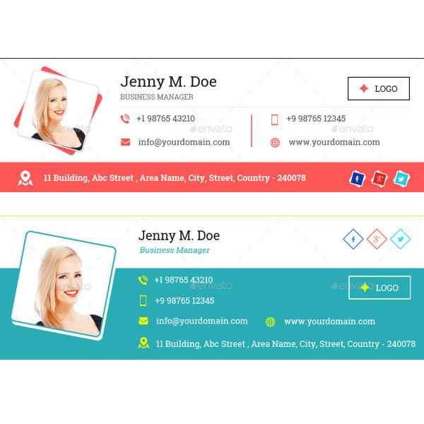 11+ Product Manager Email Signature Templates - PSD, HTML