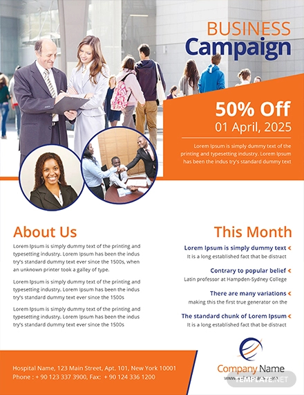 multipurpose campaign flyer