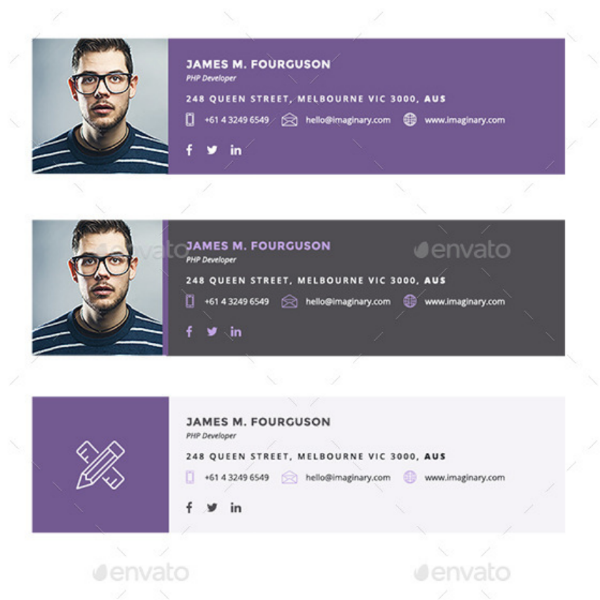 4+ WordPress Developer Email Signature Designs & Templates PSD, AI, HTML