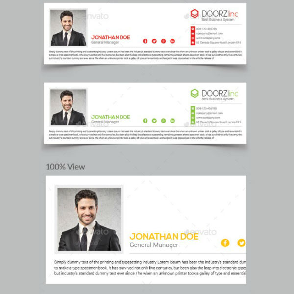 11+ Product Manager Email Signature Templates PSD, HTML