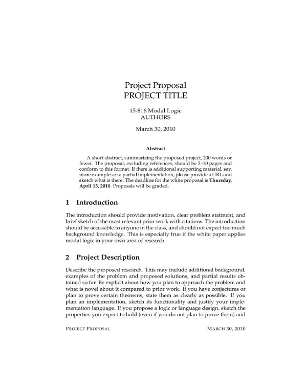 21-simple-project-proposal-templates-pdf-word