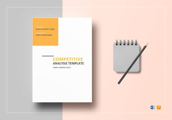 sample competitive analysis template