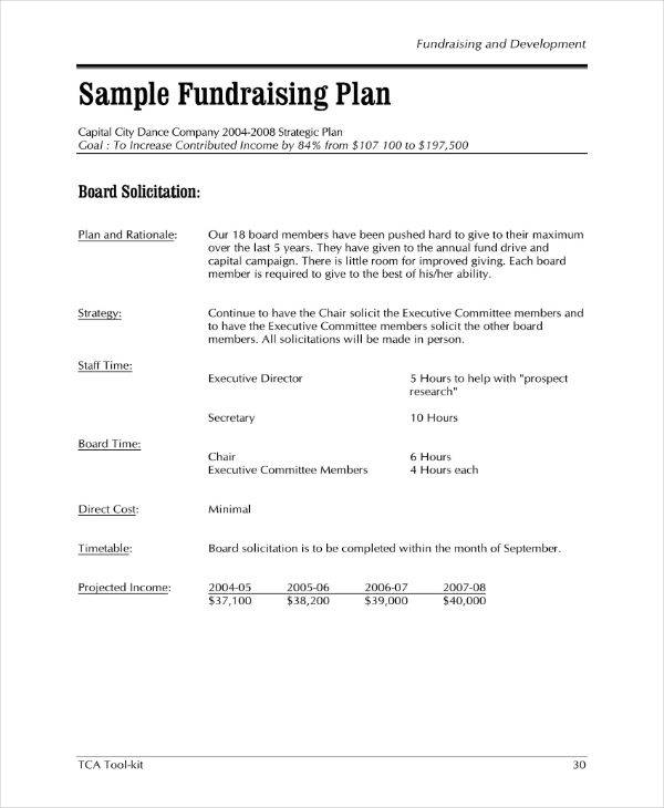 9+ Comprehensive Fundraising Plan Templates - PDF