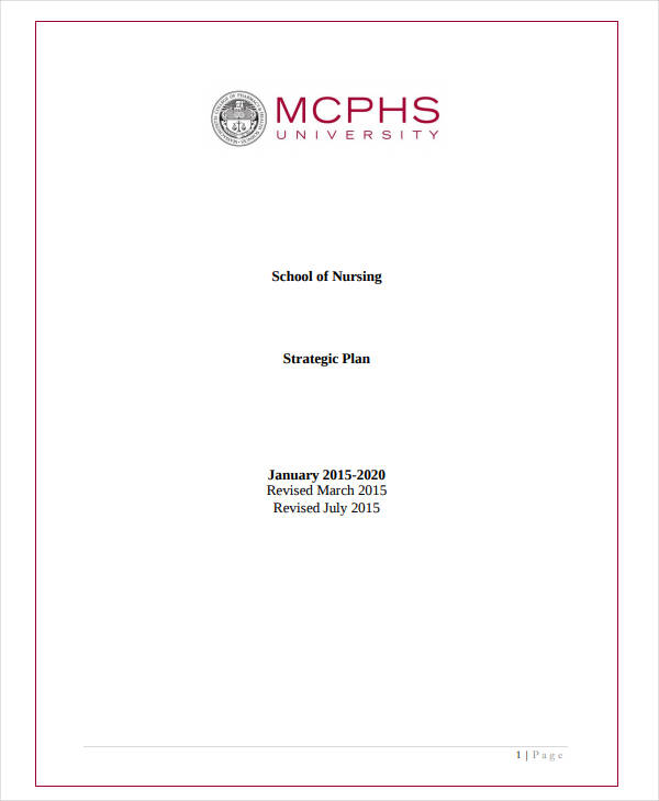 11+ Nursing Strategic Plan Templates PDF, DOC