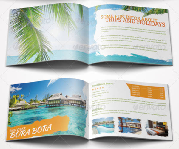 simple fun travel brochure template