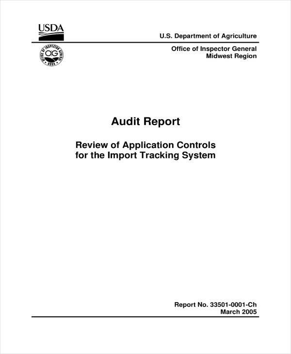 11+ Monthly Audit Report Templates - PDF | Free & Premium Templates