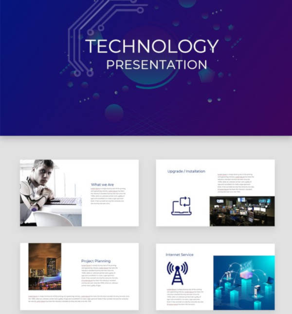 technology presentation template