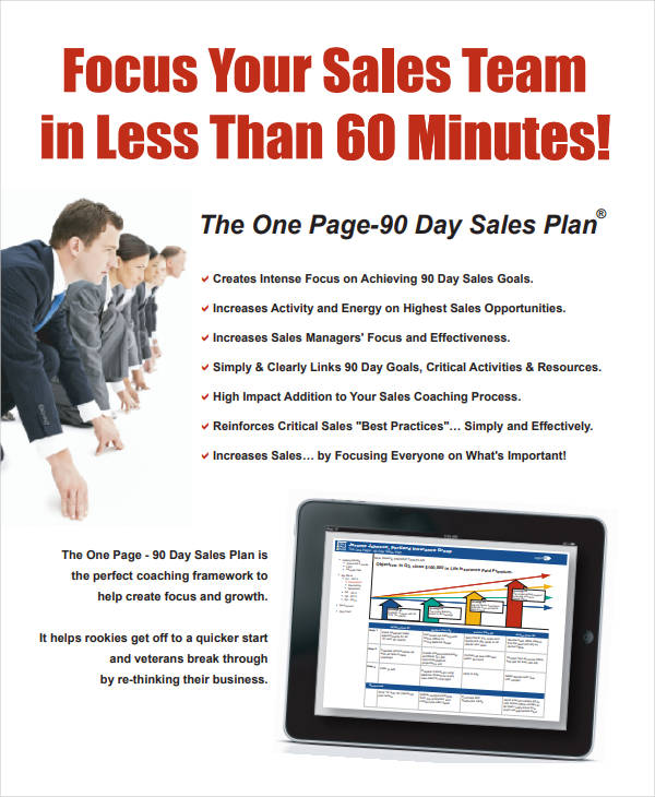 the one page 90 day sales plan 