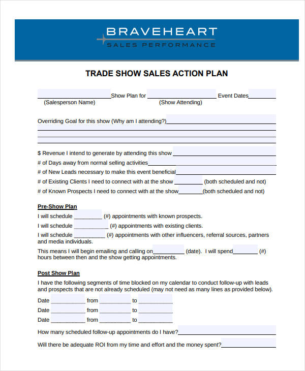 14+ Sales Action Plan Templates PDF, Docs, Word