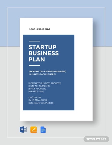 Startup Business Plan Template - 21+ Word, Excel, PDF Format Download |  Free & Premium Templates
