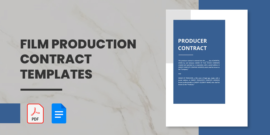 10+ Film Production Contract Templates - PDF, Word