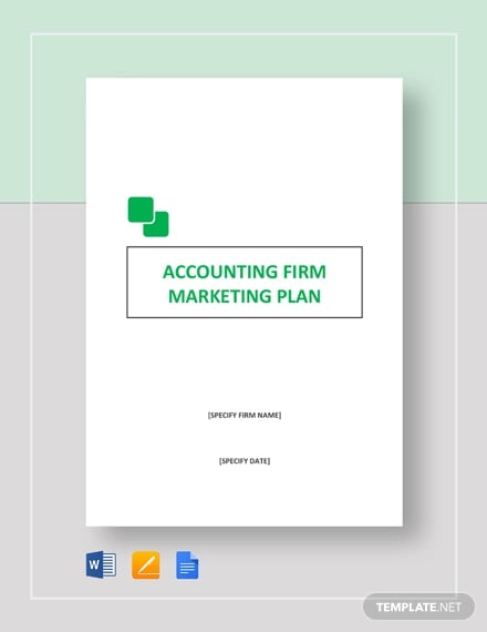 accounting firm marketing plan template