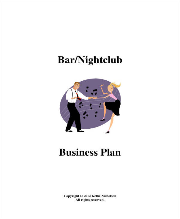 bar and nightclub business plan