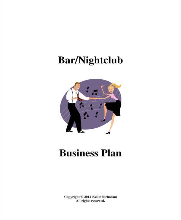 business plan for nightclub pdf