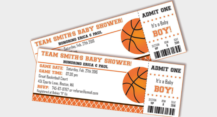 Free Printable Basketball Ticket Template Printable Blog