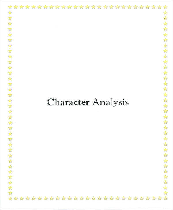character analysis presentation template