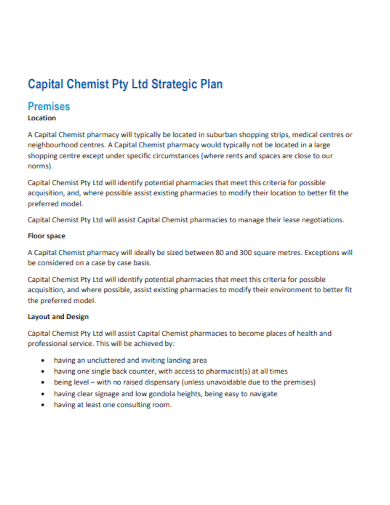 chemist business plan pdf